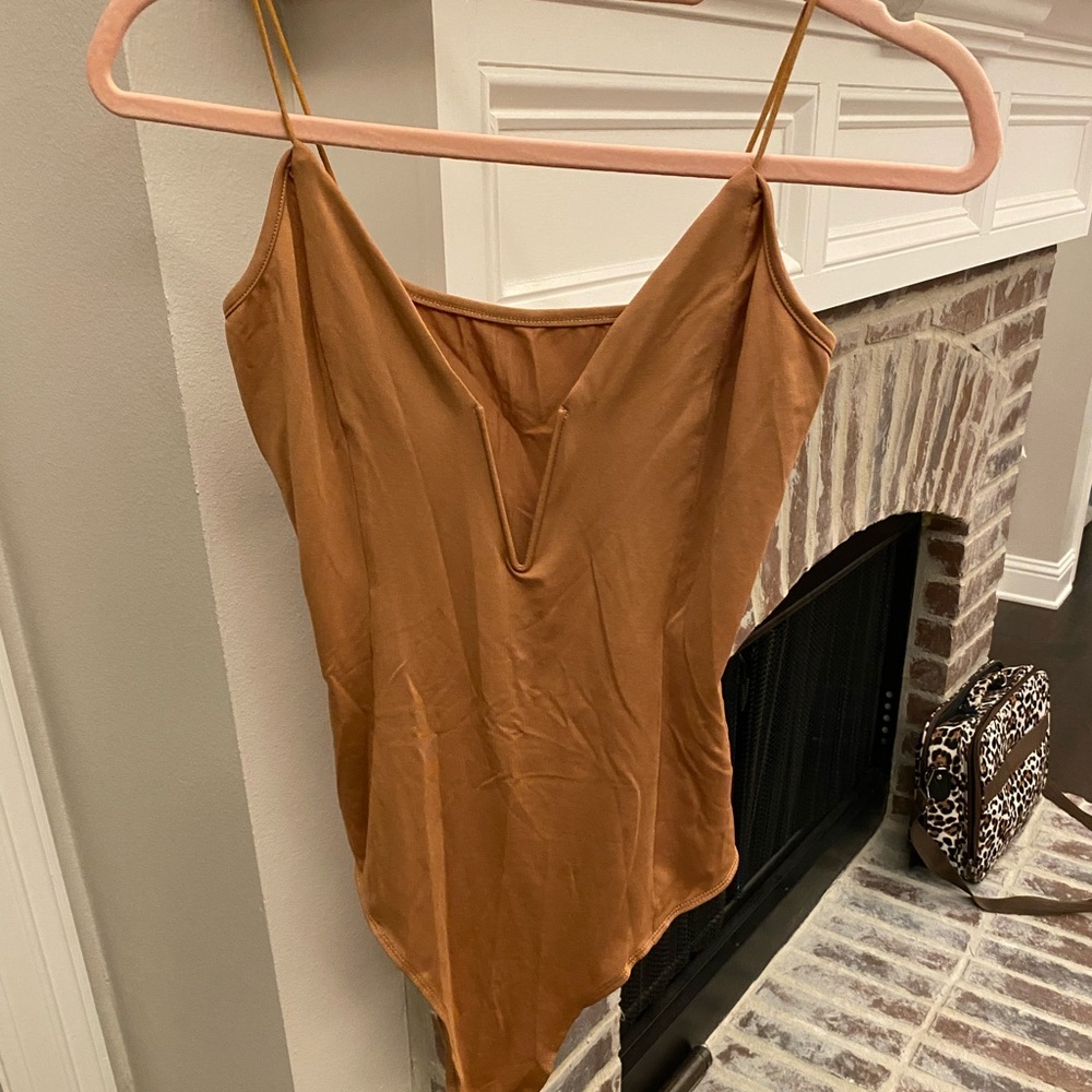 Brown bodysuit
